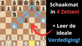 Herdersmat Win Snel in Schaken met Deze Opening  Leer Verdedigen Tegen deze Opening [upl. by Dougald490]