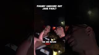 Fousey KNOCKED OUT Jake Paul fousey twitch streamer funny [upl. by Neffets]