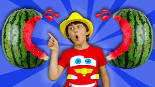 This Is Watermelon Song  More Nursery Rhymes and Kids Songs [upl. by Kristyn441]