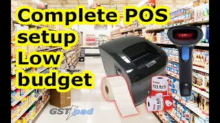 Complete Billing And Barcode Setup For Your Shop  Affordable POS Combo [upl. by Jerrylee588]