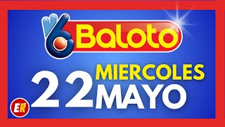 Resultado BALOTO REVANCHA del MIERCOLES 22 de mayo [upl. by Zobkiw]