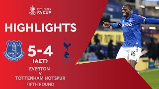 Bernard Wins NINEGOAL Thriller  Everton 54 Tottenham Hotspur AET  Emirates FA Cup 202021 [upl. by Allys]