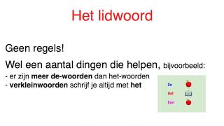 Het lidwoord deel 1 [upl. by Liggett]