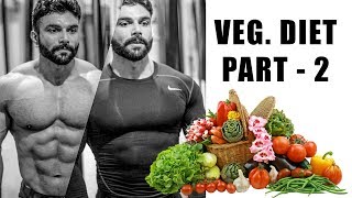 VEGETARIAN DIET FOR BODYBUILDING WITHOUT SUPPLEMENTS   PART  2  AMIT PANGHAL [upl. by Notrab]