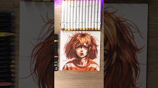 El dibujo más ÉPICO de Ansiedad ✨ Intensamente 2 shorts art drawing [upl. by Eadrahc]