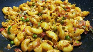 Macaroni Recipe  Indian Style Macaroni Pasta Recipe [upl. by Olegnalehcim937]