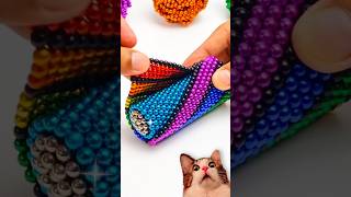 Very Satisfying and Relaxing 😱 🔥 DIY Ideas With Magnetic Balls shorts art [upl. by Otinauj]