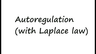 Physiology of Autoregulation myogenic theory amp metablolic theory of Autoregulation [upl. by Damal]