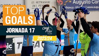 🏒 🥅 GOLS OK LLIGA PLATA 202324  JORNADA 1️⃣7️⃣ [upl. by Anayhd]