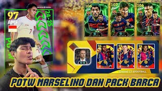 WOW ADA POTW MARSELINO DAN PACK BARCELONA DI EFOOTBALL 2025 MOBILE  INFO UPDATE KAMIS 2 NOVEMBER [upl. by Kleiman]