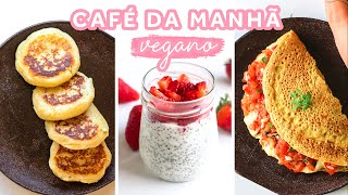 3 IDEIAS DE CAFÉ DA MANHA VEGANO  Pão de batata de frigideira super fácil e gostoso [upl. by Ahsikan]