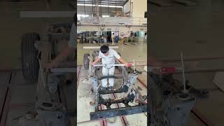 Check the weld seam thoroughly and measure repaircar automobile automechanic otomotif car [upl. by Notsa]