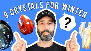 9 Festive CRYSTALS FOR WINTER Season🌲Winter Solstice Altar Ideas Crystal Healing [upl. by Conan85]