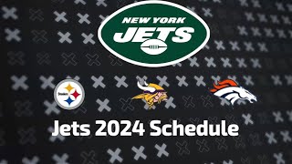 Jets 20242025 Schedule Release All Opponents for NEXT SEASON [upl. by Esinahs65]