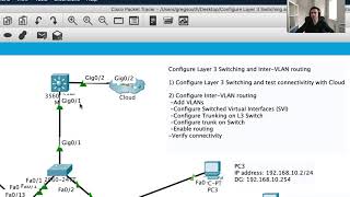 Configure Layer 3 Switching and Inter VLAN Routing Part ONE [upl. by Ebaj]