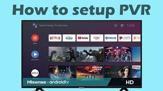 How to setup PVR on Hisense TV Smart TV UK [upl. by Aliuqaj]