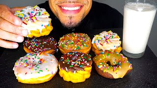 DONUTS AND MILK MUKBANG JERRY ASMR EATING SHOW TALKING [upl. by Enaffit]