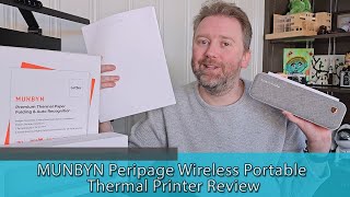 MUNBYN Peripage Wireless Portable Thermal Printer Honest Review amp Setup Guide [upl. by Silverstein70]