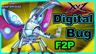 DIGITAL BUG Fun F2P deck for XYZ Fest Exhibition event in Master Duel YuGiOh Master Duel [upl. by Tay192]