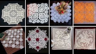 Squares  Incredible simpler different pattern crochet table runner ideas viral beauty fashion [upl. by Celestina]