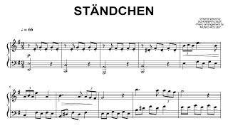 Schubert Liszt  Ständchen easy piano [upl. by Dominic]