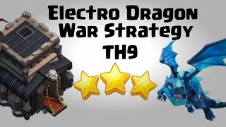 New Electro Dragon War Attack Strategy 2018 For Town Hall 9 TH9  Clash of Clans INDIA [upl. by Hannah]