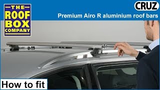 CRUZ Airo R aluminium bars  How to fit [upl. by Yacano]