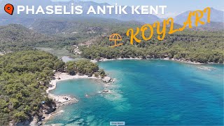 Phaselis Antik Kent ve Koyları 4K [upl. by Karia]