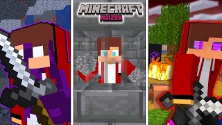 Best of JJ Story Part1  Minecraft Parody Animation Mikey and JJ [upl. by Stasny]