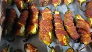 Jalapeno Poppers on the Weber Kettle [upl. by Nagap317]