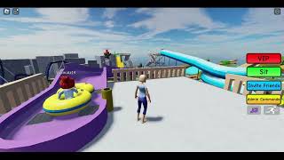 Roblox Aqualand Waterpark  Parc Aquatique Aqualand [upl. by Paulo]