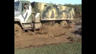 miltary kraz 6322 on the mud [upl. by Mohandis]