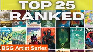 Top 25 board game artist series [upl. by Ihteerp]