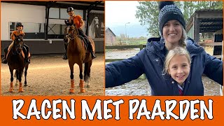 GENIAAL PAARDENSPEL MET LIZZIE EVE amp GEORGE  PaardenpraatTV [upl. by Emily]