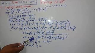 EP 01Topologie de Rn  Norme ESPACE VECTORIEL Normé darija [upl. by Silver802]