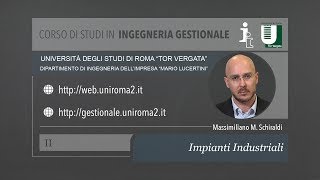 Impianti Industriali  Massimiliano M Schiraldi [upl. by Eremihc725]