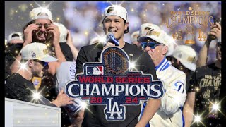 Shohei Ohtani World Series champion [upl. by Ikciv]