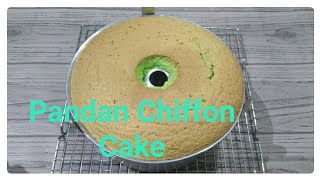 Resep Pandan Chiffon Cake yang Soft dan Simple [upl. by Leunamne]