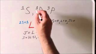 Spectroscopic term symbols two p electrons p² part 3 [upl. by Ricca]