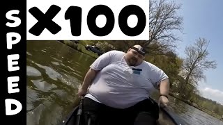 Fat Guy Sings Moana In A Canoe Speed X100 Gradual Acceleration [upl. by Brunella]