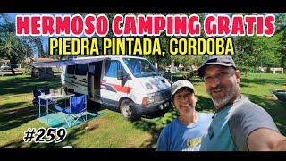 ⚠️⛔️CAMPING GRATIS EN CORDOBA piedrapintada cordoba argentina viajeros renault trafic [upl. by Biddie]