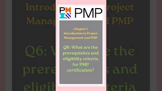 What are the prerequisites and eligibility criteria for PMP certification [upl. by Gass]