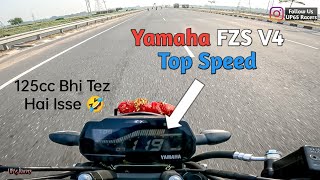 Yamaha FZS V4 Top Speed 2023 Test  FZS V4 Top Speed 👎 [upl. by Ahtaga276]