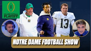 Notre Dame football show Irish vs the SEC BREAKDOWN of latest College Football Playoff Rankings [upl. by Odlanir]