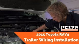 2015 Toyota RAV4 Trailer Wiring Installation [upl. by Timmons]