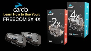 How to Use Your Cardo Freecom 2x amp 4x [upl. by Eatnoled562]