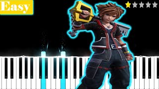 ✅ Kingdom Hearts  Dearly Beloved  SLOW EASY PIANO TUTORIAL [upl. by Hendon147]