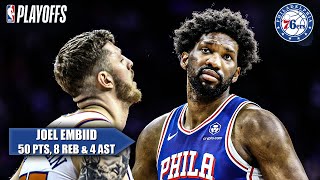 Joel Embiid TAKES OVER Game 3 with 50 PTS 😤 Philly wins at home  NBA on ESPN [upl. by Lurie]