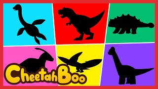 Lets learn various dinosaurs with songs ❗ 🦖  Trex  Nursery rhymes  Kids song  Cheetahboo [upl. by Clemmy183]