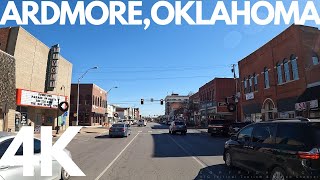 4K Ardmore Oklahoma  Main street Downtown amp Drive around the town  Ardmore ardmore oklahoma [upl. by Suez]